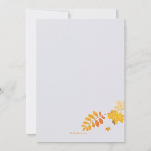 Uitnodiging tot storting van reusachtige olie (Achterkant)