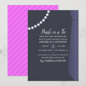 Uitnodiging tot stropdas of Parelgendergelijkheid (Voorkant / Achterkant)