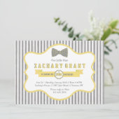 Uitnodiging tot Stropdas van Little Man Bow (Staand voorkant)