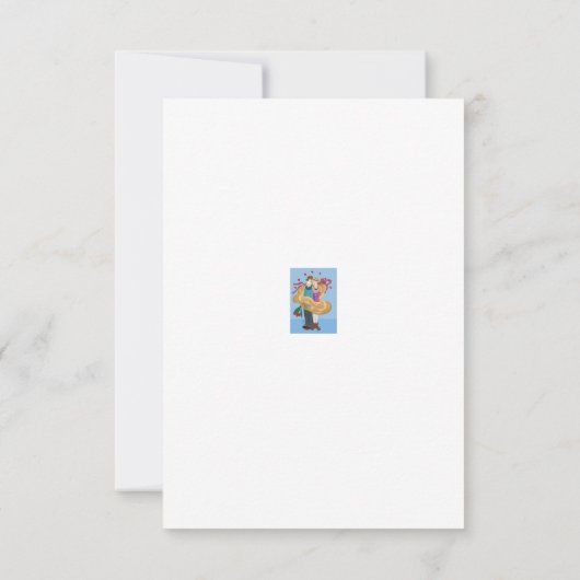 Uitnodiging tot tangled Weddenschap (Achterkant)