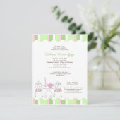 Uitnodiging tot teapot Bridal *UITSLUITEND SABRINA (Staand voorkant)