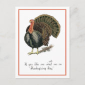 uitnodiging tot Thanksgiving (Voorkant)