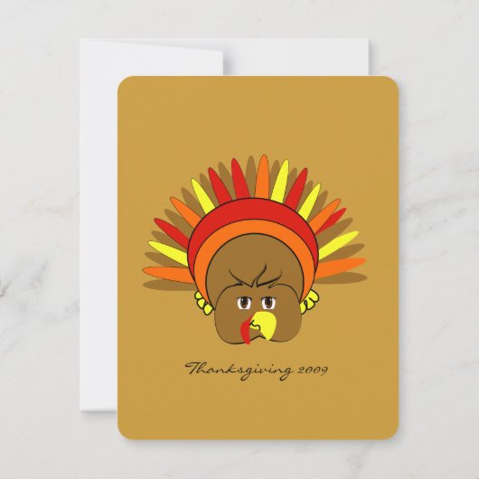 Uitnodiging tot Thanksgiving (Achterkant)