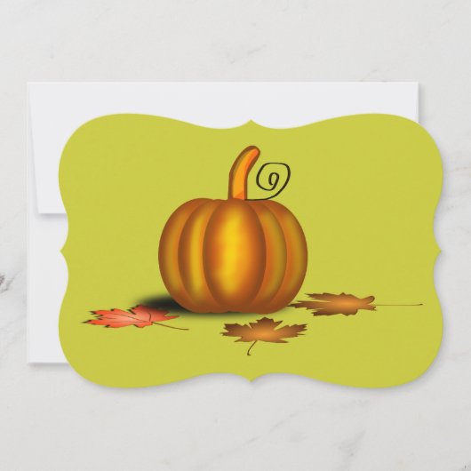 Uitnodiging tot Thanksgiving (Voorkant)