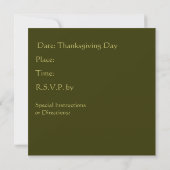 Uitnodiging tot Thanksgiving (Achterkant)