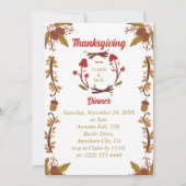 Uitnodiging tot Thanksgiving (Voorkant)