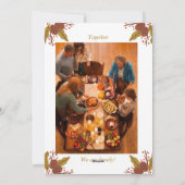 Uitnodiging tot Thanksgiving (Achterkant)