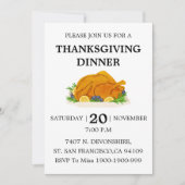 Uitnodiging tot Thanksgiving (Voorkant)