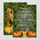 Uitnodiging tot Thanksgiving (Voorkant / Achterkant)