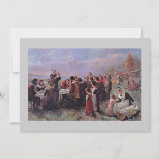 Uitnodiging tot Thanksgiving (Voorkant)