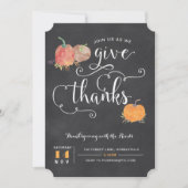 Uitnodiging tot Thanksgiving (Voorkant)