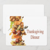 Uitnodiging tot Thanksgiving (Voorkant / Achterkant)