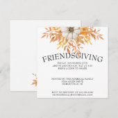 uitnodiging tot Thanksgiving - bewerkbaar (Voorkant / Achterkant)