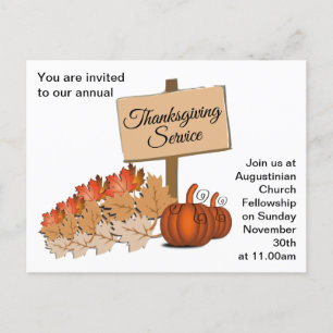 Uitnodiging tot Thanksgiving Church