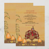 Uitnodiging tot Thanksgiving in de binnentijd van  (Voorkant / Achterkant)