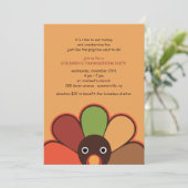 Uitnodiging tot Thanksgiving in jeugdzaken Turkije (Staand voorkant)