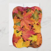 Uitnodiging tot Thanksgiving Rustige Herfst Old Wo (Achterkant)