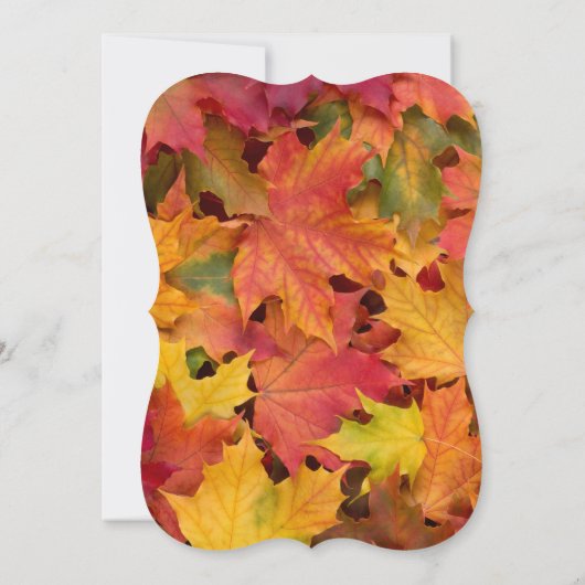 Uitnodiging tot Thanksgiving Rustige Herfst Old Wo (Achterkant)