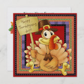 Uitnodiging tot Thanksgiving - SRF (Voorkant / Achterkant)