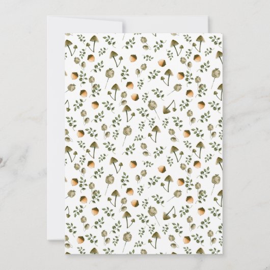 Uitnodiging tot Thanksgiving van Friendsgiving (Achterkant)