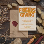 Uitnodiging tot Thanksgiving van Friendsgiving