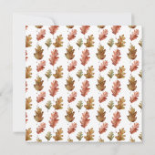 Uitnodiging tot Thanksgiving van Friendsgiving (Achterkant)