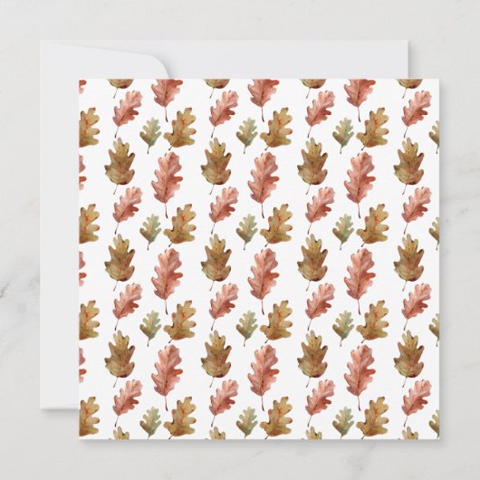 Uitnodiging tot Thanksgiving van Friendsgiving (Achterkant)