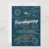 Uitnodiging tot Thanksgiving van Friendsgiving (Voorkant)