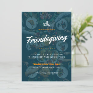 Uitnodiging tot Thanksgiving van Friendsgiving