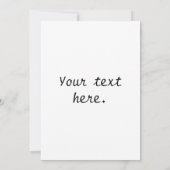 Uitnodiging tot Thanksgiving van het type Veggie (Achterkant)