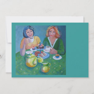 Uitnodiging tot thee en cake