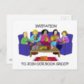 Uitnodiging tot toetreding tot onze boekengroep (Voorkant / Achterkant)
