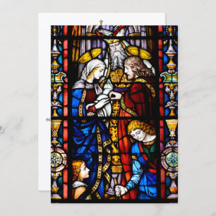 Uitnodiging tot traditionele katholieke bruiloft