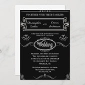 Uitnodiging tot traditionele weddenschappen (Voorkant / Achterkant)