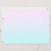 Uitnodiging tot transgender Pride Wedding (Achterkant)