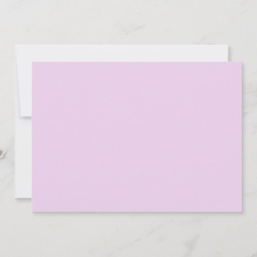 Uitnodiging tot Tropical Birthday (paars) (Achterkant)