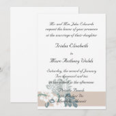 Uitnodiging tot Tropical Modern Wedding (Voorkant / Achterkant)