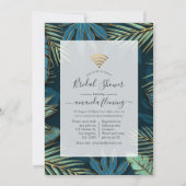 Uitnodiging tot Tropical Night Virtual Shower (Voorkant)