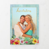 Uitnodiging tot Tropical Photo Wedding (Cover)