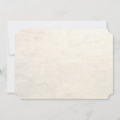 Uitnodiging tot Tropische Flamingos Wedding (Achterkant)