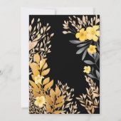 Uitnodiging tot tropische franjangipani-weduwen (Achterkant)