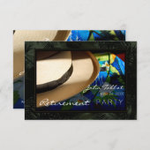 Uitnodiging tot Tropische Pensionering (Voorkant / Achterkant)