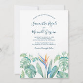 Uitnodiging tot Tropische Waterverf (Voorkant)