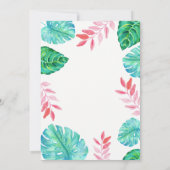 Uitnodiging tot Tropische Waterverf (Achterkant)