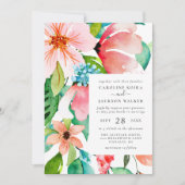 Uitnodiging tot Tropische Waterverf (Voorkant)