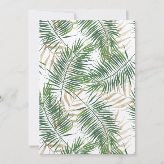 Uitnodiging tot Tropische Waterverf (Achterkant)