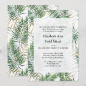 Uitnodiging tot Tropische Waterverf (Voorkant / Achterkant)