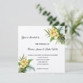 Uitnodiging tot tropische weddenschappen (Staand voorkant)