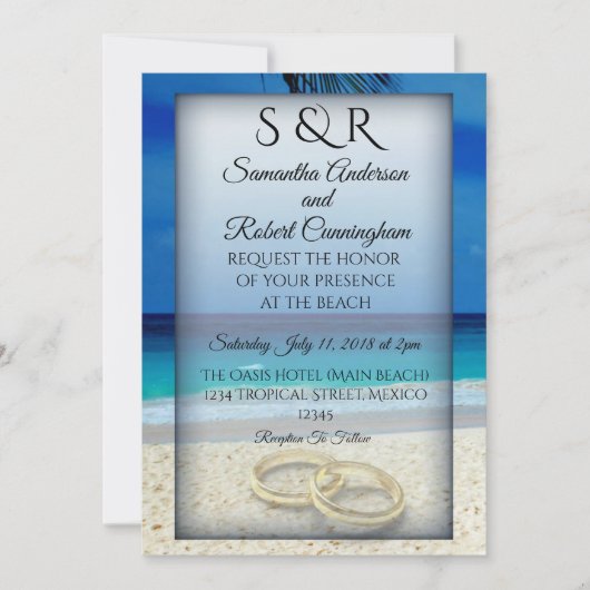 Uitnodiging tot tropische weduwen (Voorkant)