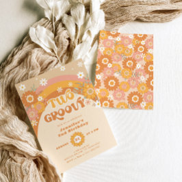 Uitnodiging tot twee groovy retro